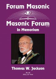 MASONIC FORUM 60 – PDF file