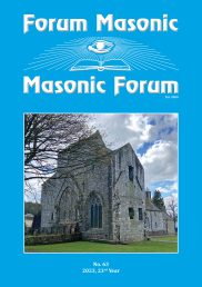 Masonic Forum No. 63 – pdf version