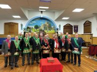 Annual visit of the PGL to Hope of Kurrachee Lodge (November 2023)