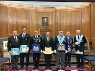 CONCORD Lodge from Rotterdam visiting ROYAL KENT Lodge from London (October 2024)